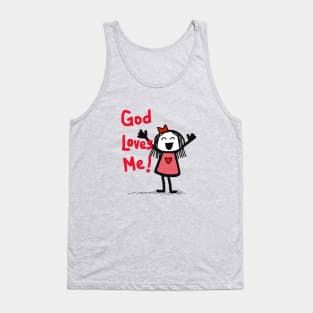 god Loves me Tank Top